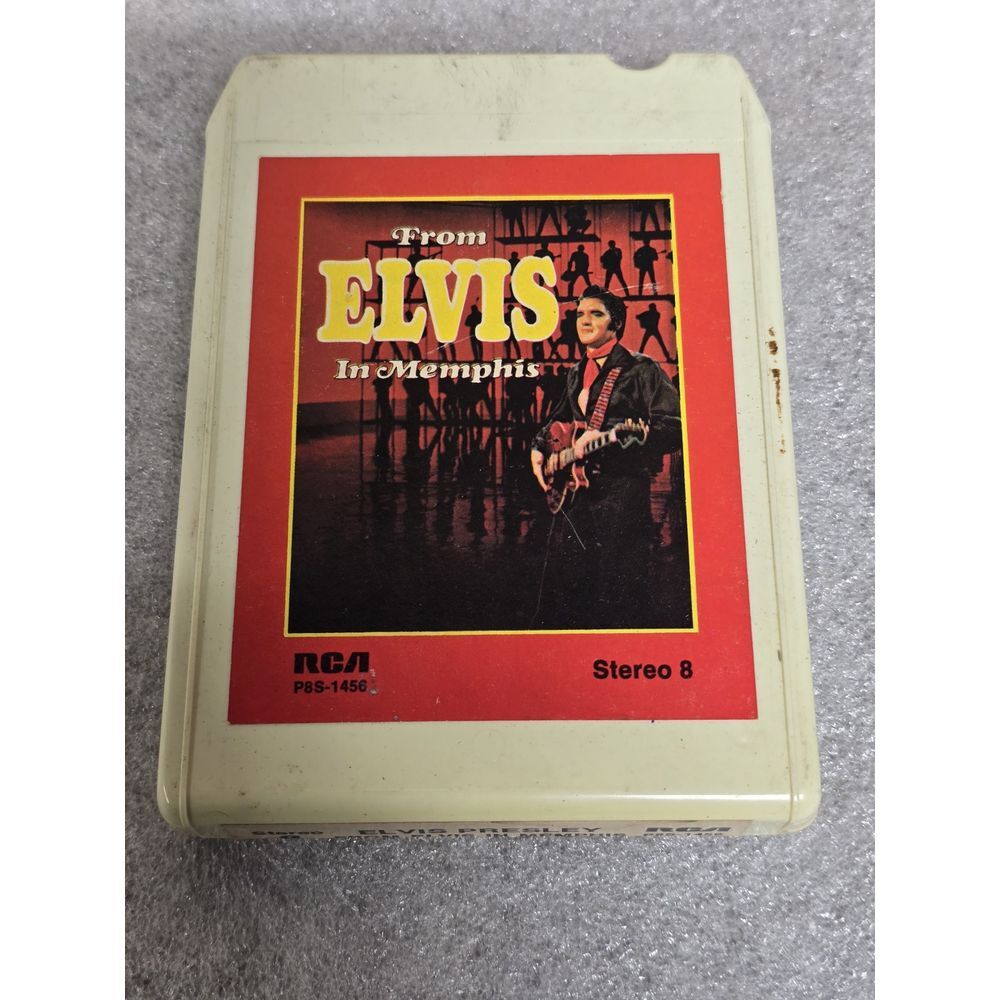 Elvis Presley FROM ELVIS IN MEMPHIS 8‎ Track Tape Vintage Retro Not Tested